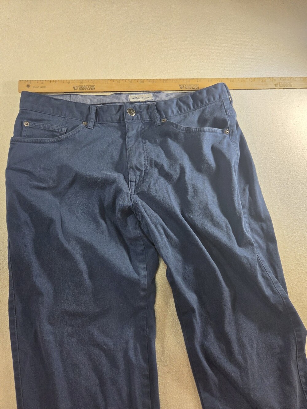 Peter Millar Blue 5 Pocket Stretch Pants Men’s 34 - Picture 7 of 8